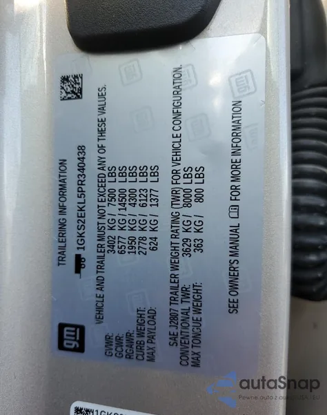 1GKS2EKL5PR340438